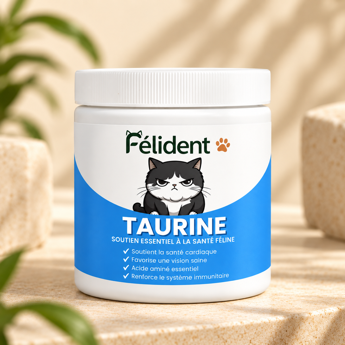 Pot de taurine Félident pour chats