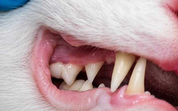 Dents d'un chat, plus propres